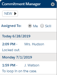 Commitment Manager