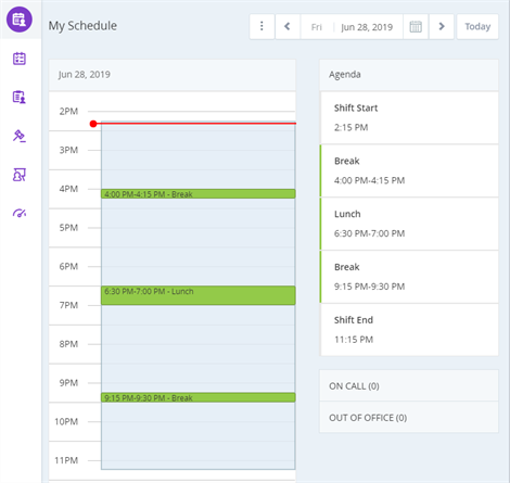 Schedule in WFO