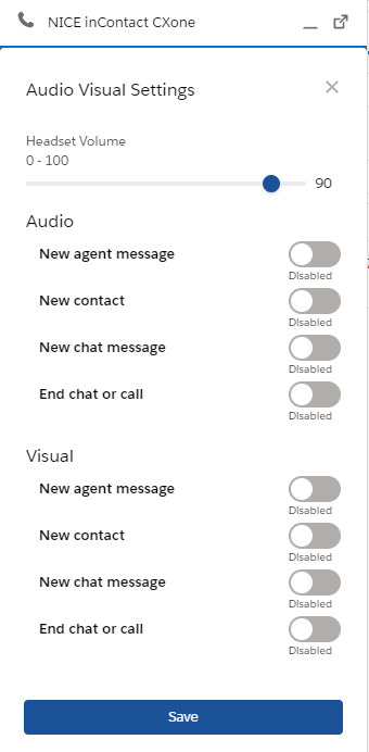 Agent for Salesforce Lightning Agent AV Notifications