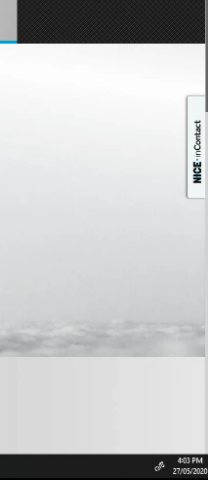 Image of the CXone Agent Chrome Extension tab.