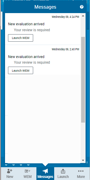 Image of Messages tab in MAX