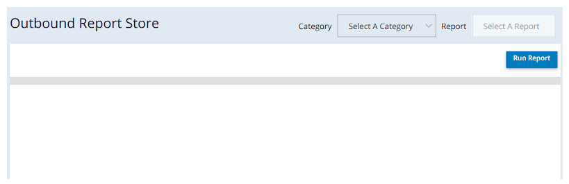 The Outbound Report Store page