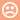 Screenshot of moderately negative performance indicator
